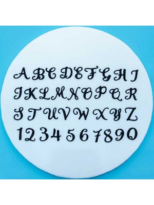 FMM Swirly Alphabet & Number Font