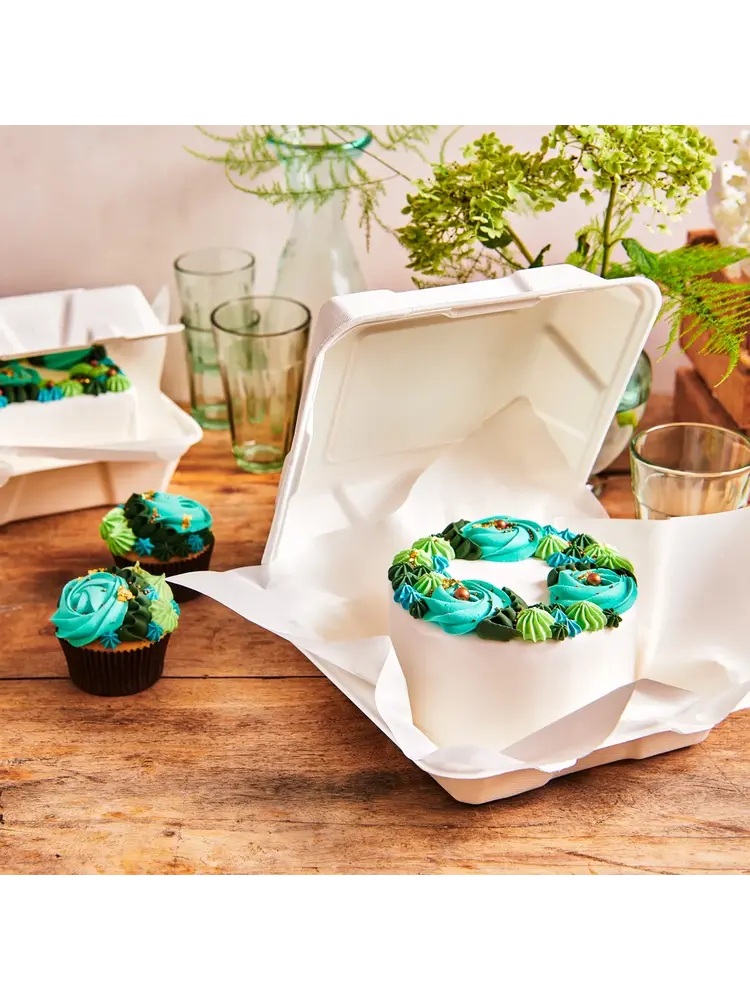 FunCakes FunCakes Bento Cake Box White 15x15 cm pk/10