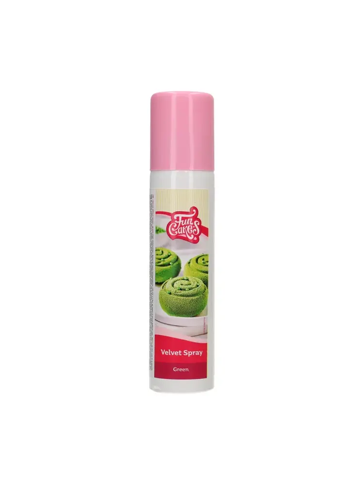 FunCakes FunCakes Velvet Spray Groen 100 ml