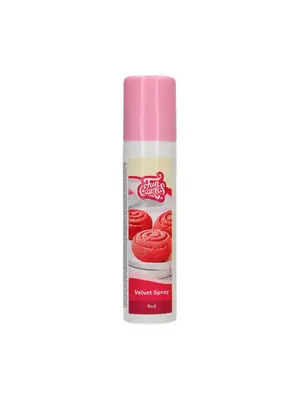 FunCakes FunCakes Velvet Spray Rood 100 ml