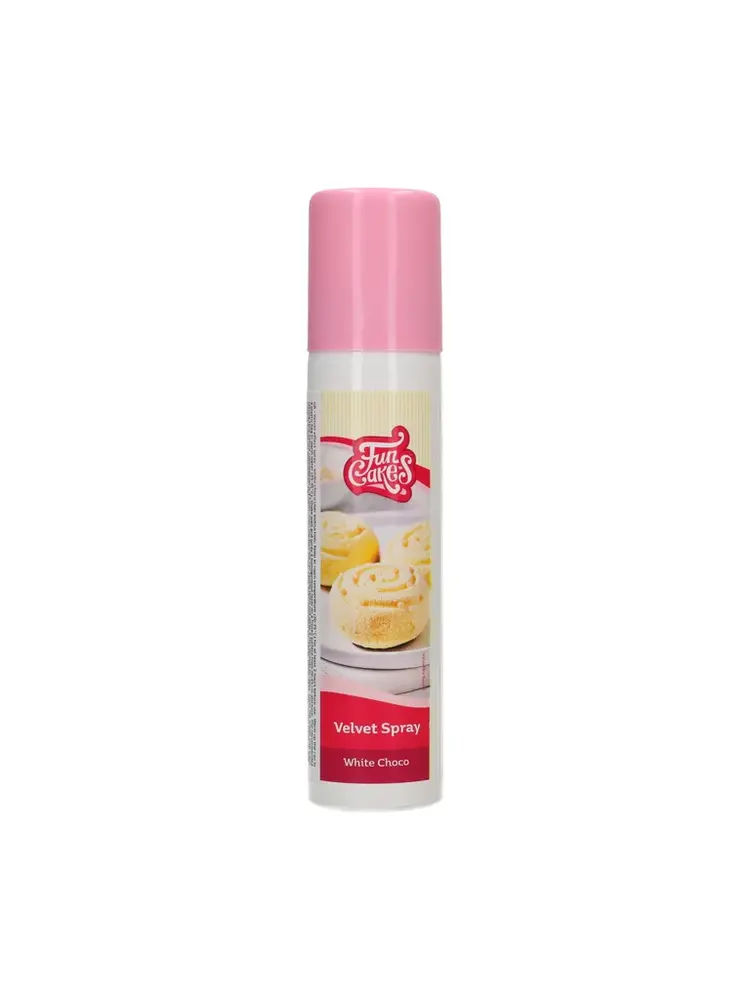 FunCakes FunCakes Velvet Spray Wit Choco 100 ml