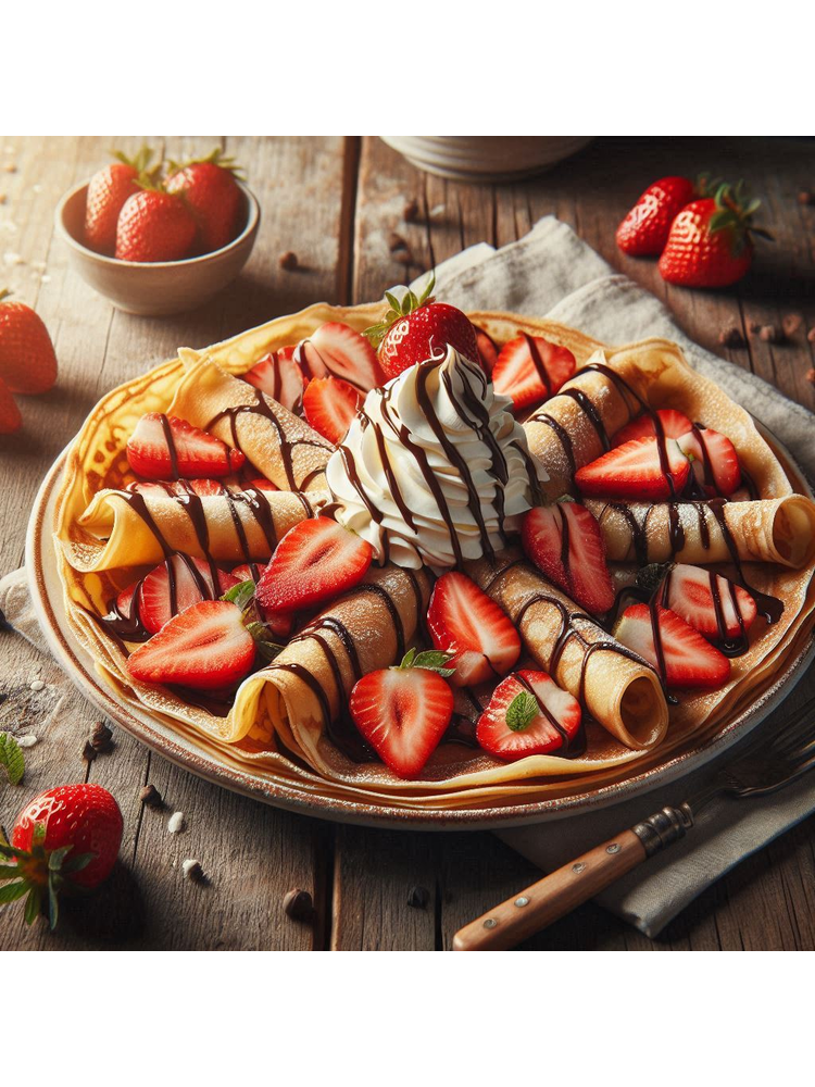 La Crepe Sucree La Crepe Sucree Crepee Fraise Aroma