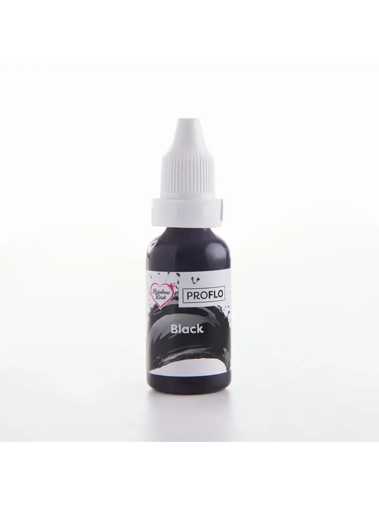 Rainbow Dust RD ProFlo Liquid Colour -Black- 16ml