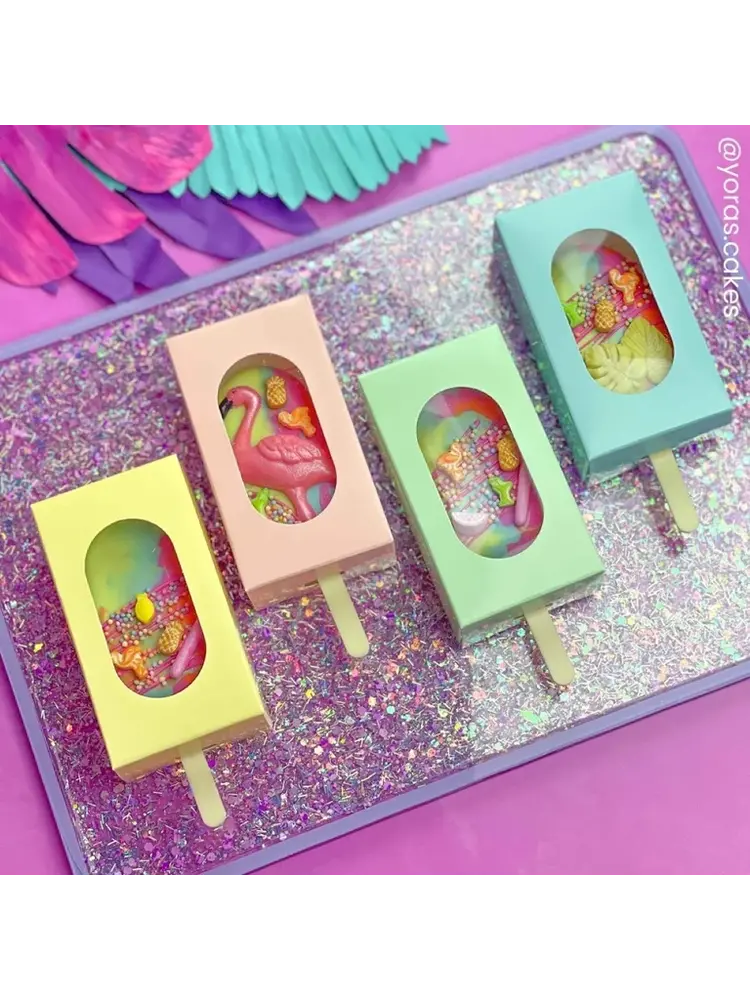 Simply Making Simply Making Cakesicle Box pk/10 Pastel Green