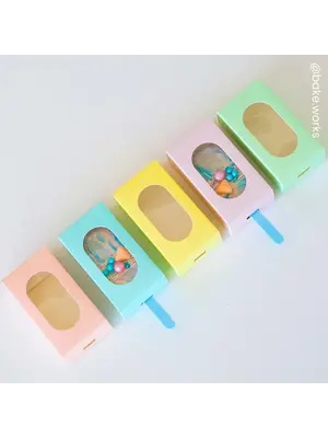 Simply Making Simply Making Cakesicle Box pk/10 Pastel Green