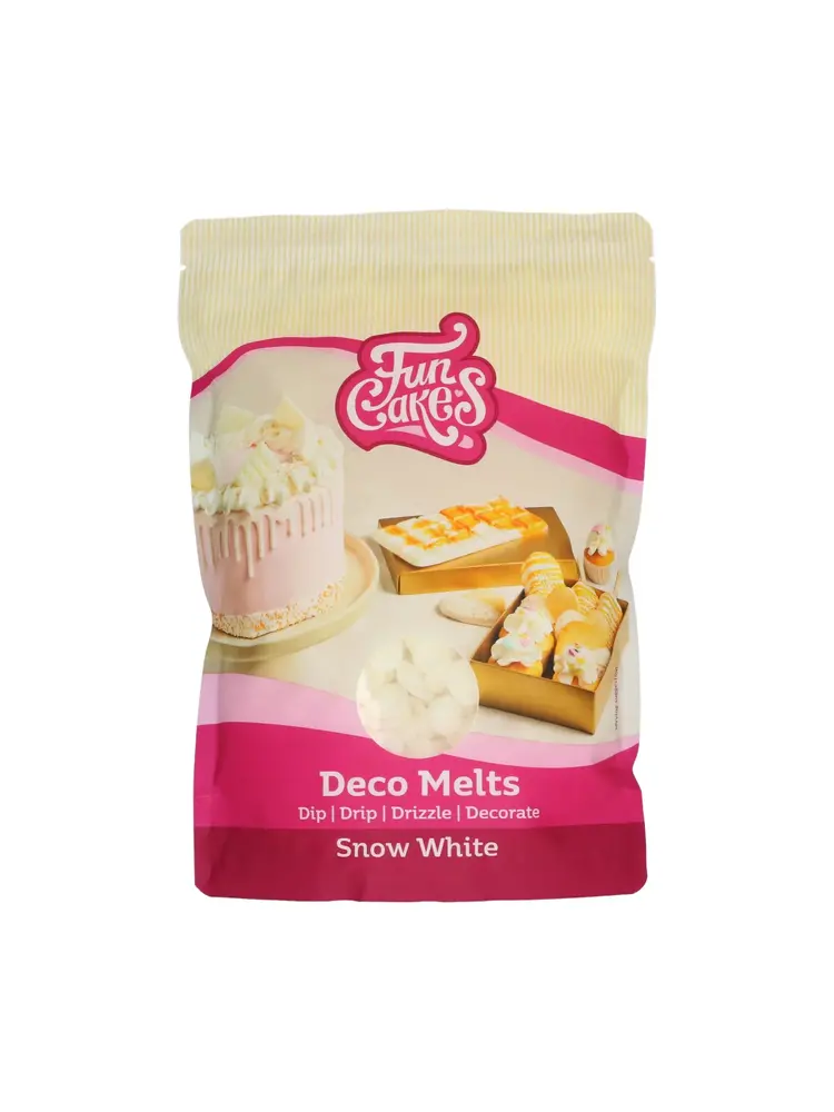 FunCakes FunCakes Deco Melts -Sneeuw Wit - 1kg