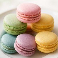 Kleurrijke macarons, smaakvolle kunst uit eigen keuken!
