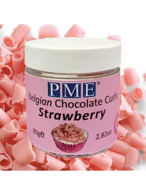 PME Chocoladekrullen Aardbei 85 g