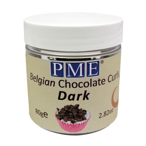PME Chocoladekrullen Puur 85 g PME Chocoladekrullen Puur 85 g