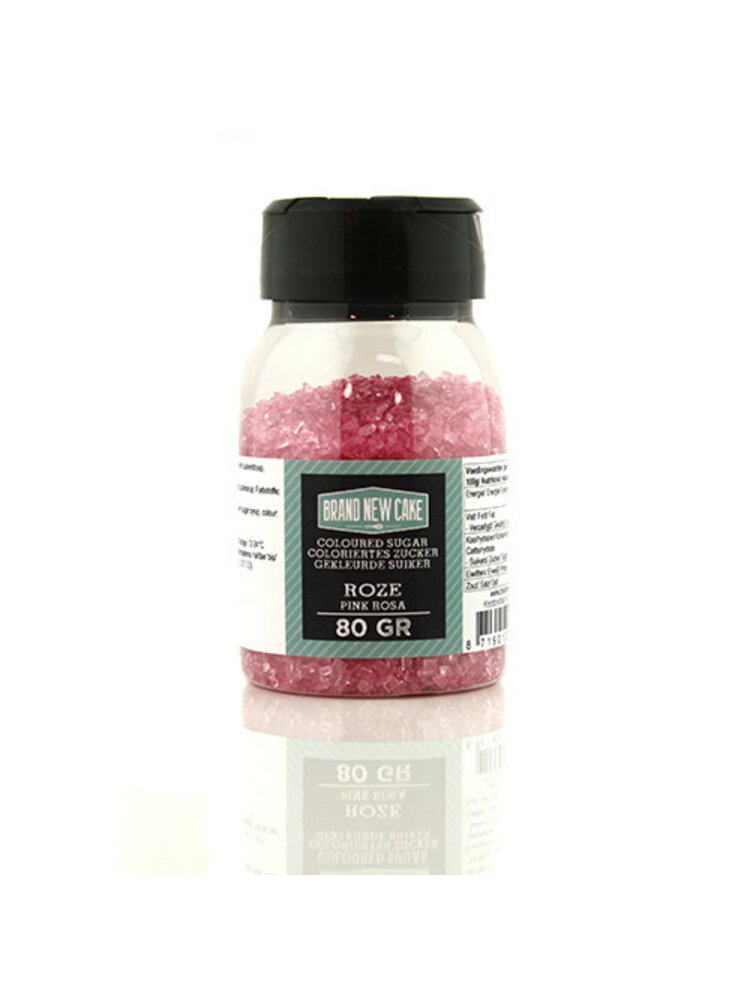 BrandNewCake BrandNewCake Gekleurde Suiker Roze 80 g