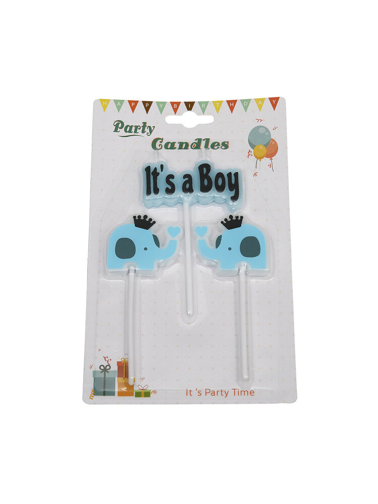 Taartkaarsjes Geboorte It's a Boy