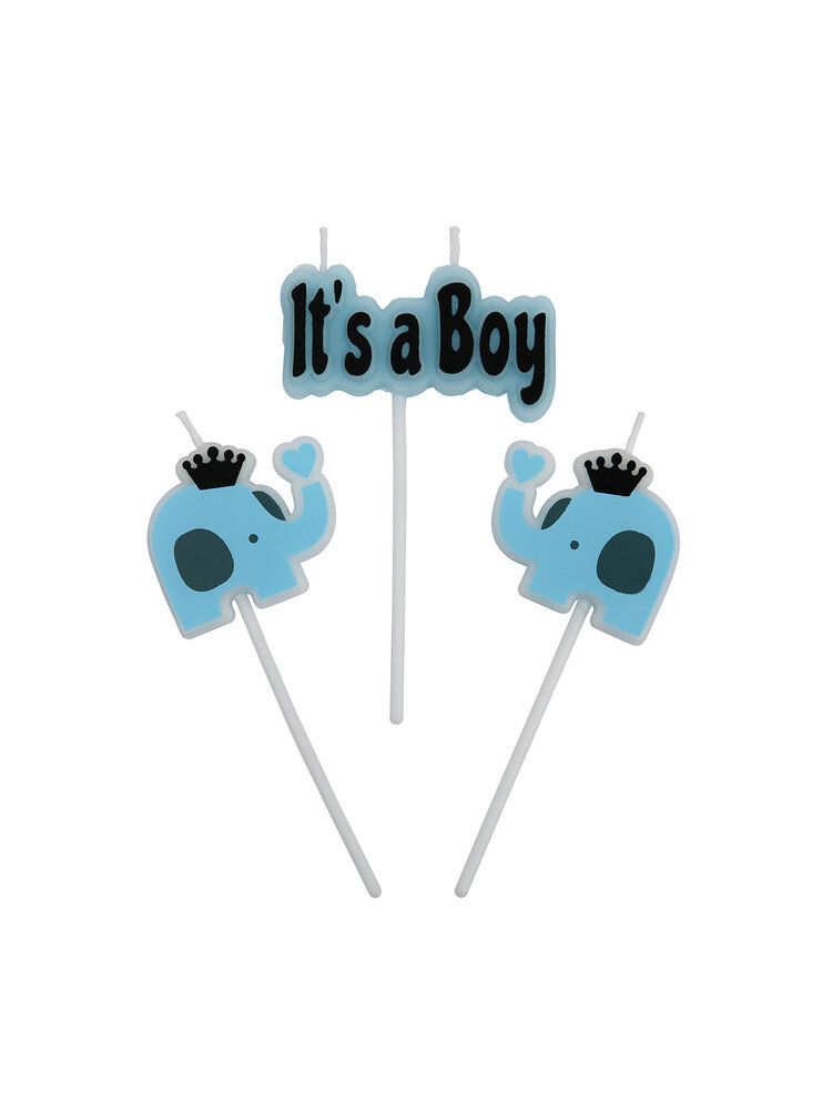 Taartkaarsjes Geboorte It's a Boy