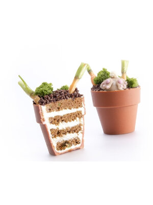 Dobla Dobla Chocoladedecoratie Bloempot Mini (24 stuks)