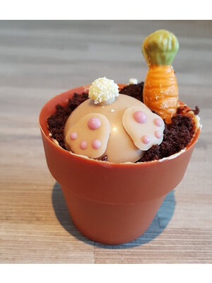 Dobla Dobla Chocoladedecoratie Bloempot Mini (24 stuks)