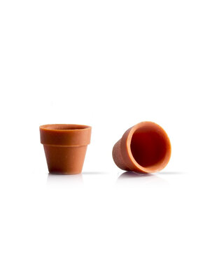 Dobla Chocoladedecoratie Bloempot Mini (24 stuks)