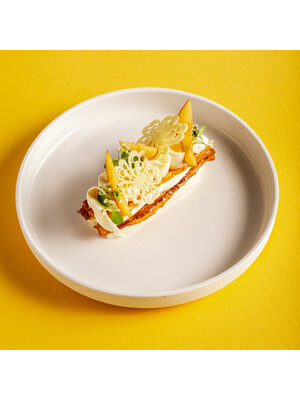 Dobla Dobla Chocoladedecoratie Lace Bloemen Wit (96 stuks)