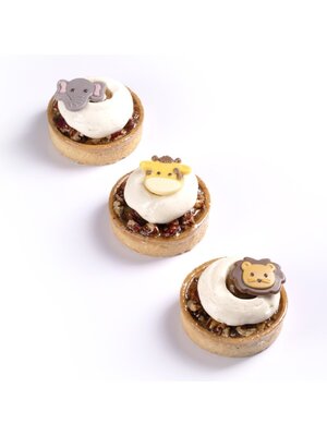 Dobla Dobla Chocoladedecoratie Safari Dier Assortiment (90 stuks)