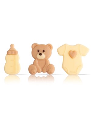 Dobla Chocoladedecoratie Newborn Baby Assortiment (90 stuks) Dobla Chocoladedecoratie Newborn Baby Assortiment (90 stuks)