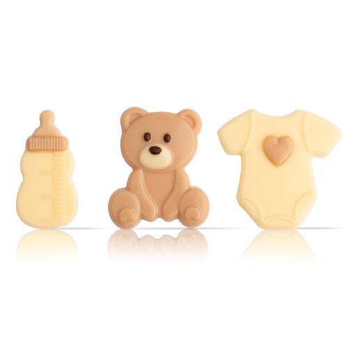 Dobla Chocoladedecoratie Newborn Baby Assortiment (90 stuks) Dobla Chocoladedecoratie Newborn Baby Assortiment (90 stuks)