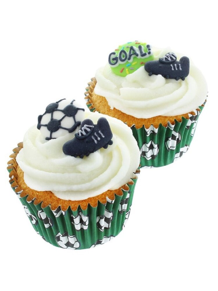 Culpitt Culpitt Suikerdecoratie Voetbal 25mm (12 stuks)