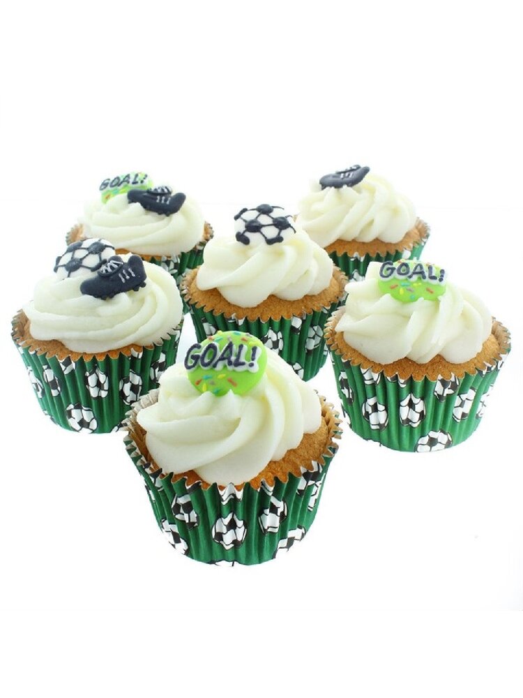 Culpitt Culpitt Suikerdecoratie Voetbal 25mm (12 stuks)