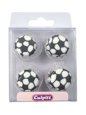 Culpitt Culpitt Suikerdecoratie Voetbal (12 stuks)