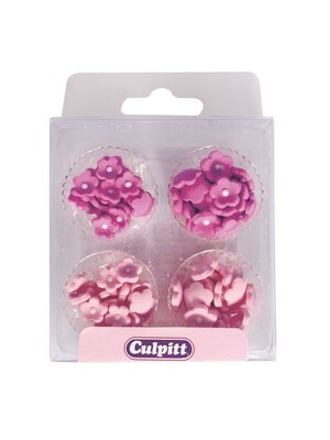 Culpitt Suikerdecoratie Bloempjes Roze Ø6mm (100 stuks)
