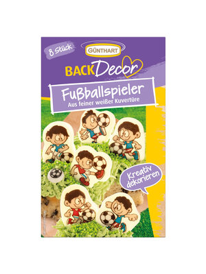 Günthart Günthart Chocoladedecoratie Voetballers (8 stuks)