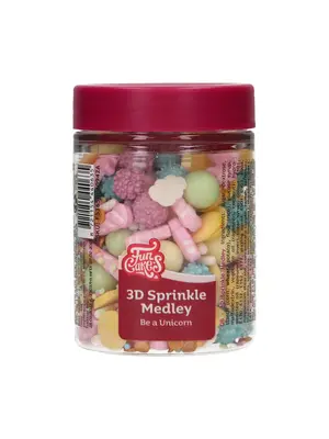 FunCakes 3D Sprinkle Medley - Be a Unicorn 70g