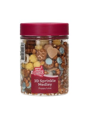 FunCakes 3D Sprinkle Medley - Puppy Love 70g
