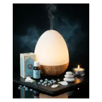 Oval white naturel USB 200 ml