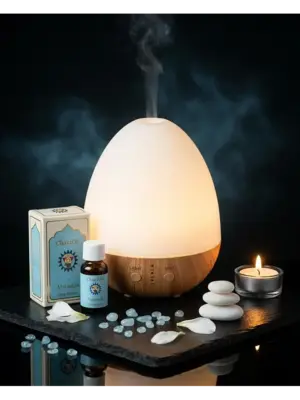 Oval white naturel USB 200 ml