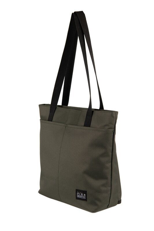 Brompton Borough Tote S, Olive, with frame