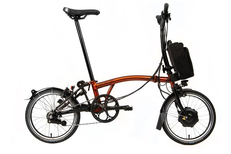 Brompton BROMPTON C-Line | Electric | Flame Lacquer