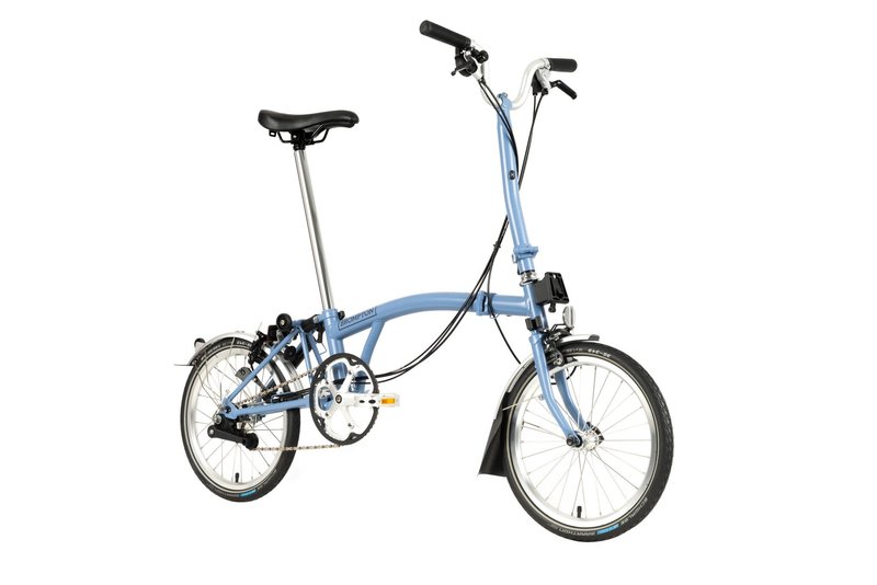 Brompton C-Line | 6 Speed | Reflectors Only | Cloud Blue