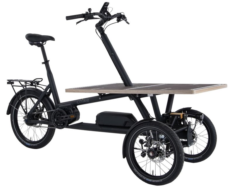 Chike vélo cargo électrique "e-Cargo" Noir