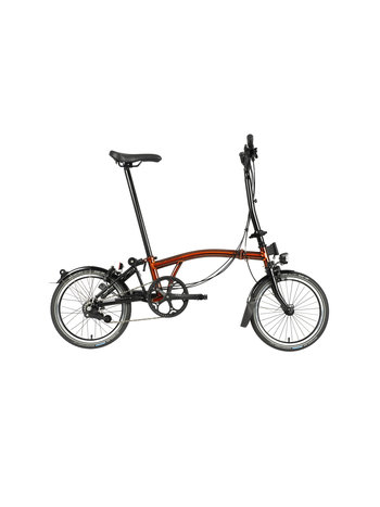Brompton C-Line | 6 Speed | Dynamo Lights SV8 | Flame Lacquer