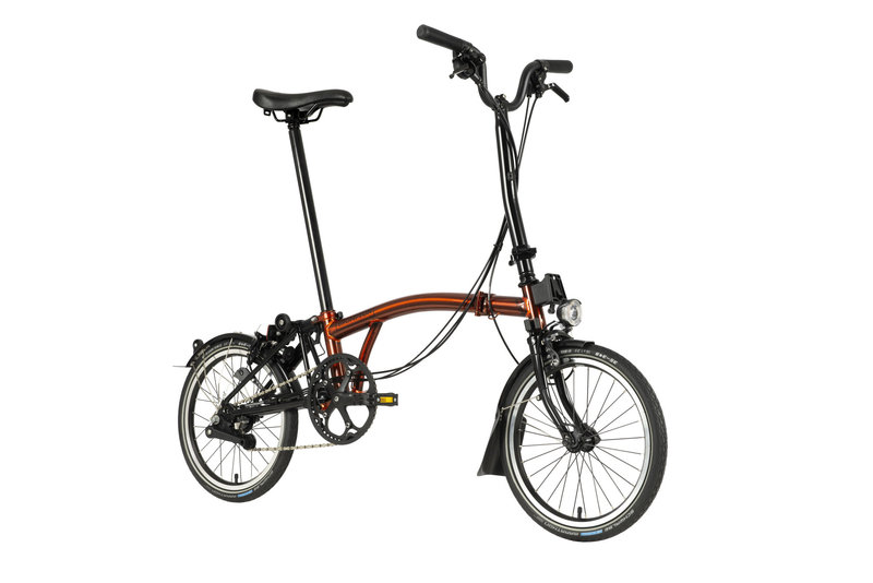 Brompton C-Line | 6 Speed | Dynamo Lights SV8 | Flame Lacquer