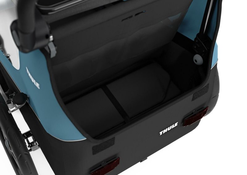 THULE Remorque pour enfant Courier- bleu-noir - KOMUT