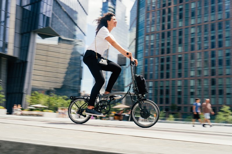 Brompton BROMPTON P-line Electric | 4 Speed | Storm Grey Metallic