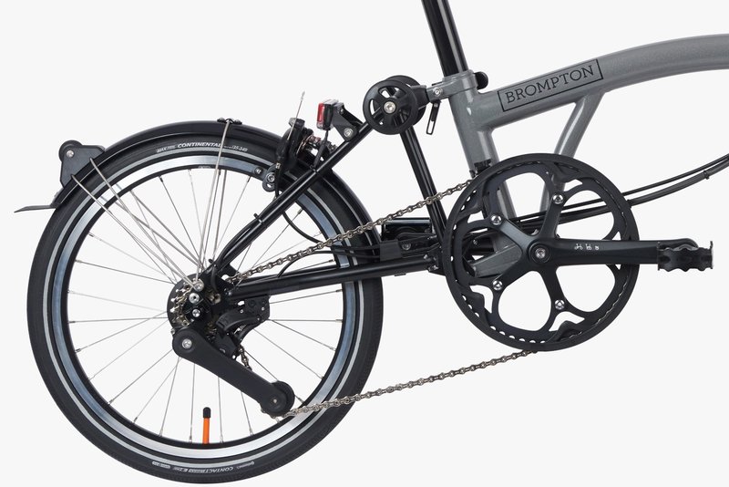 Brompton BROMPTON P-line Electric | 4 Speed | Storm Grey Metallic