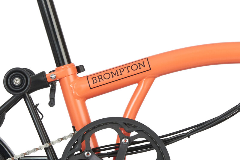 Brompton BROMPTON C-Line | Electric | Fire coral