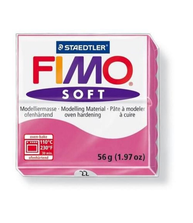 Fimo Fimo  soft 22 Framboise 57gr