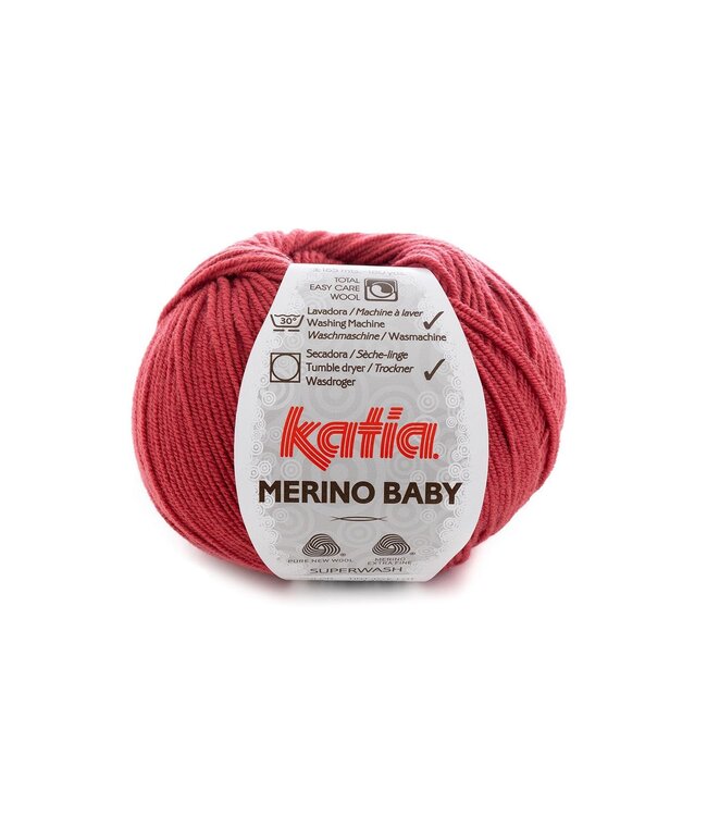 Katia Merino baby - Framboosrood 94