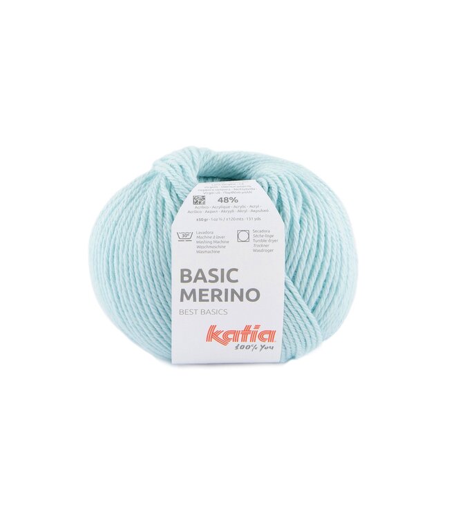 Katia Basic merino – Zeer licht hemelsblauw 93