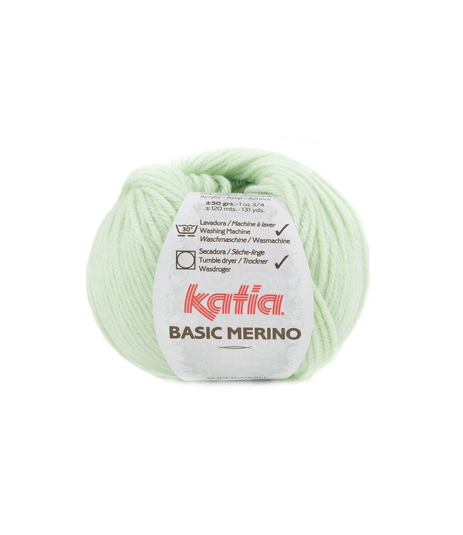 Katia Basic merino - Zeer licht groen 85