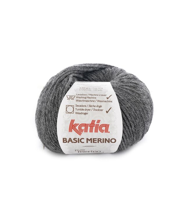 Katia Basic merino - Zeer donker grijs 14