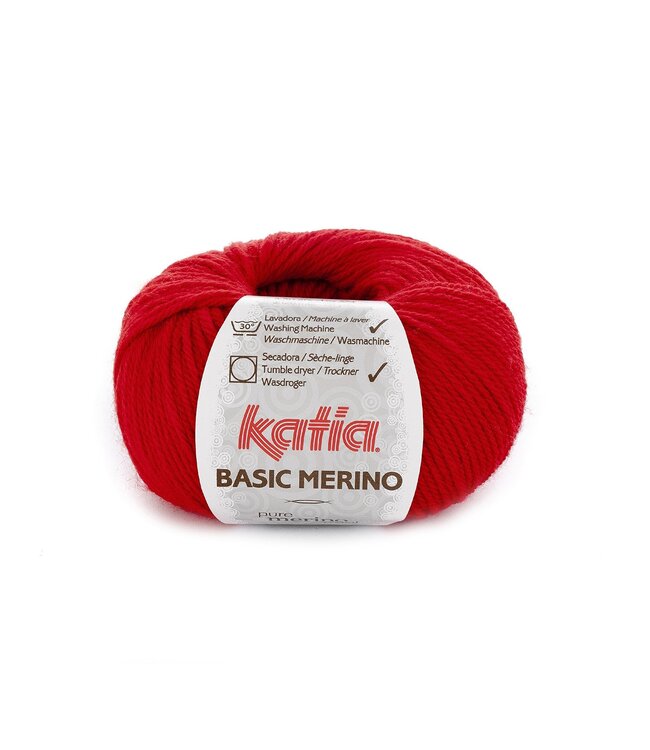 Katia Basic merino – Rood 4