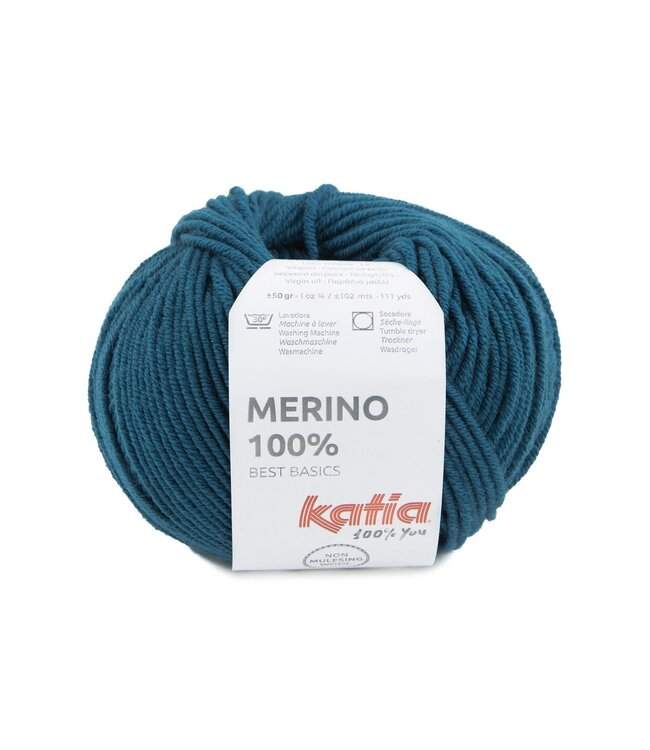 Katia Merino 100% - Groenblauw 34