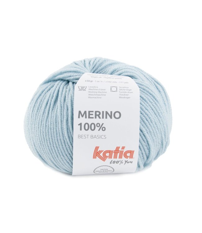Katia Merino 100% - Hemelsblauw 67